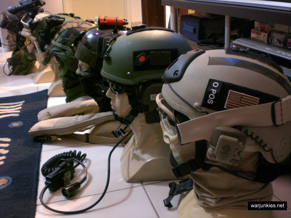 Various Helmets range from MICH 2000, TC-2001, MICH 2002, SEAL Protec, Prot...